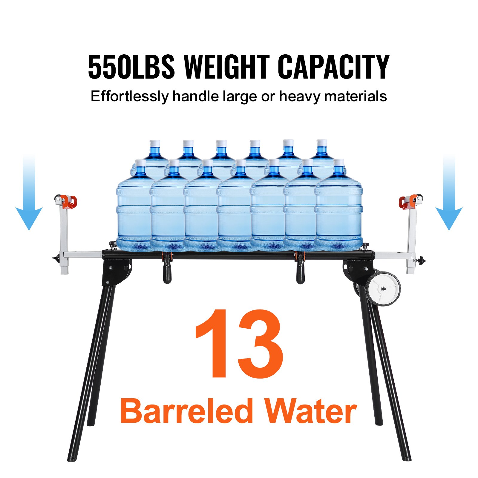 Soporte para sierra ingletadora, 250 kg | VEVOR