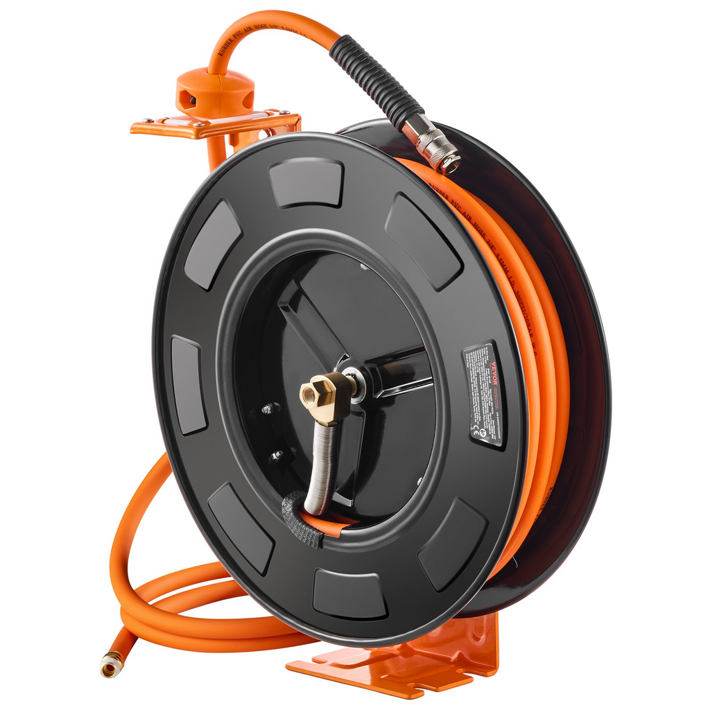 Carrete de manguera de aire retráctil KFSKQRGJP5 | VEVOR