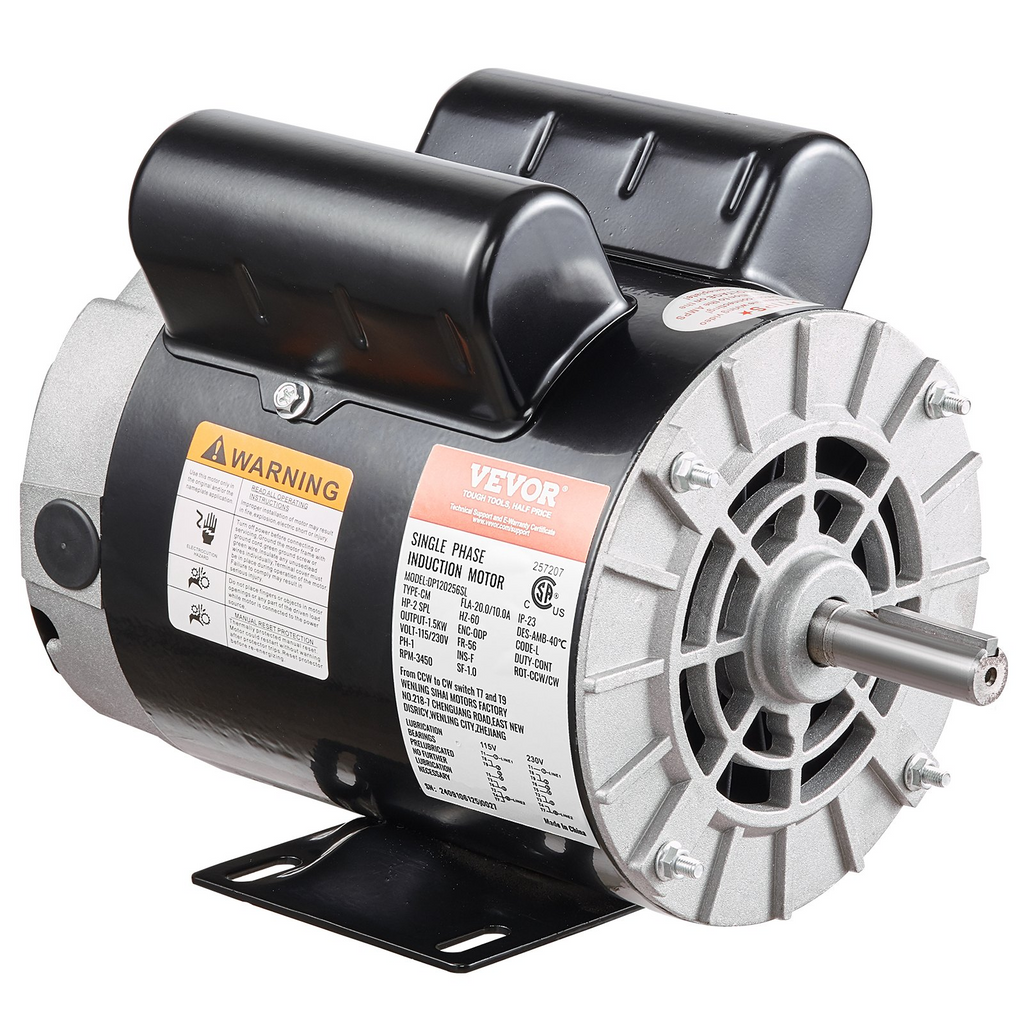 Motor eléctrico para compresor de aire 2HP SPL | VEVOR