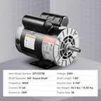 Motor compresor de aire de 3, 7 HP | VEVOR