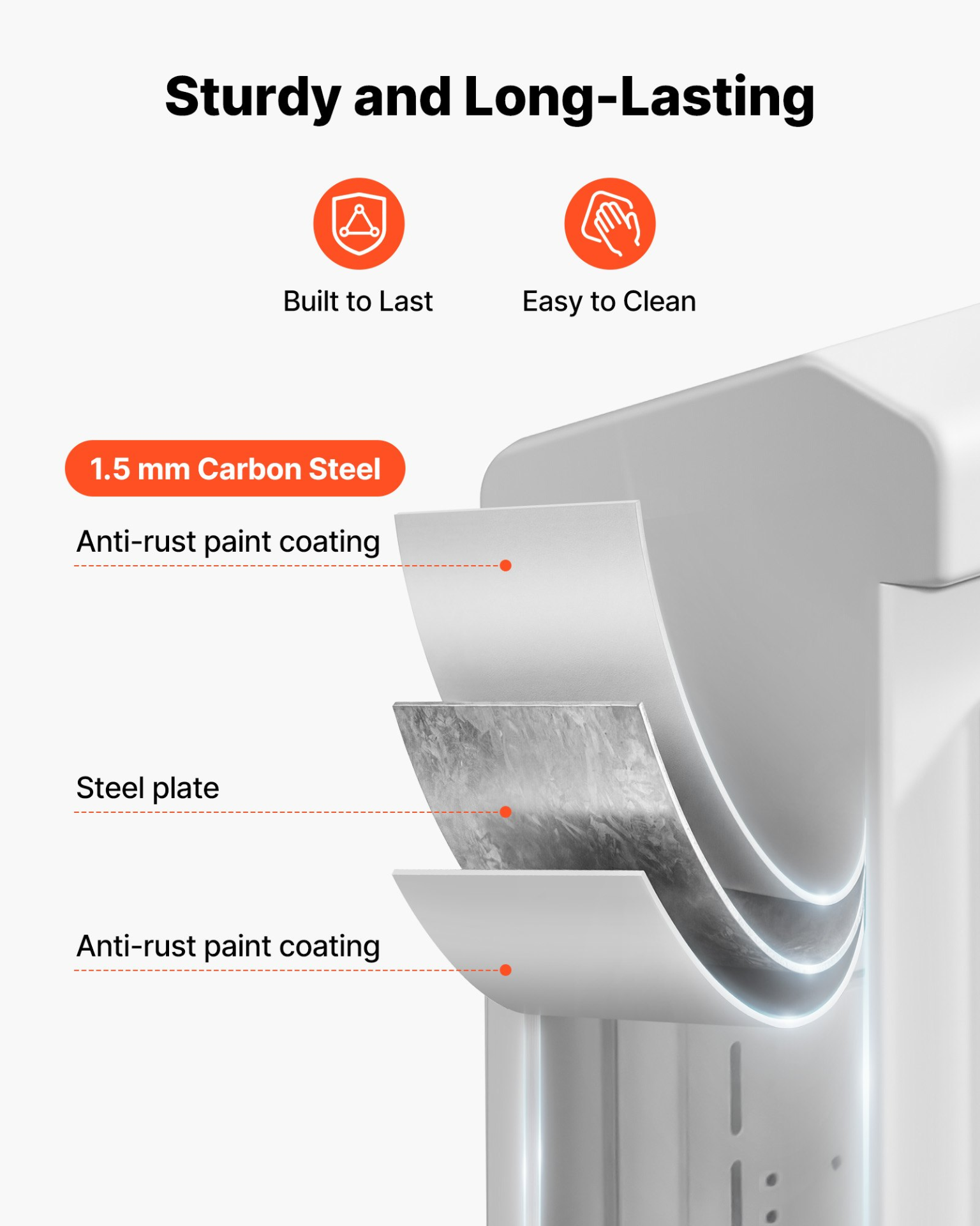 Caja eléctrica exterior, carcasa abatible impermeable IP65 | VEVOR