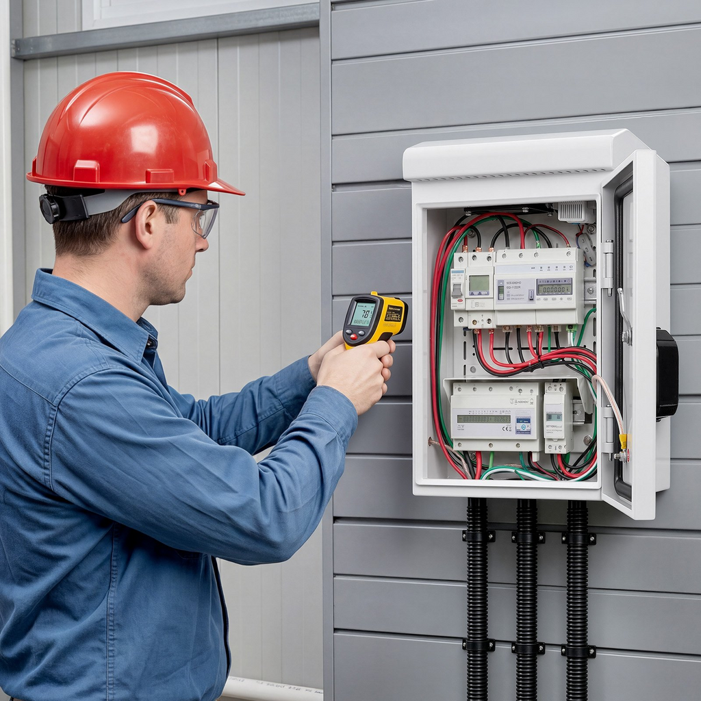 Caja eléctrica exterior, carcasa abatible impermeable IP65 | VEVOR