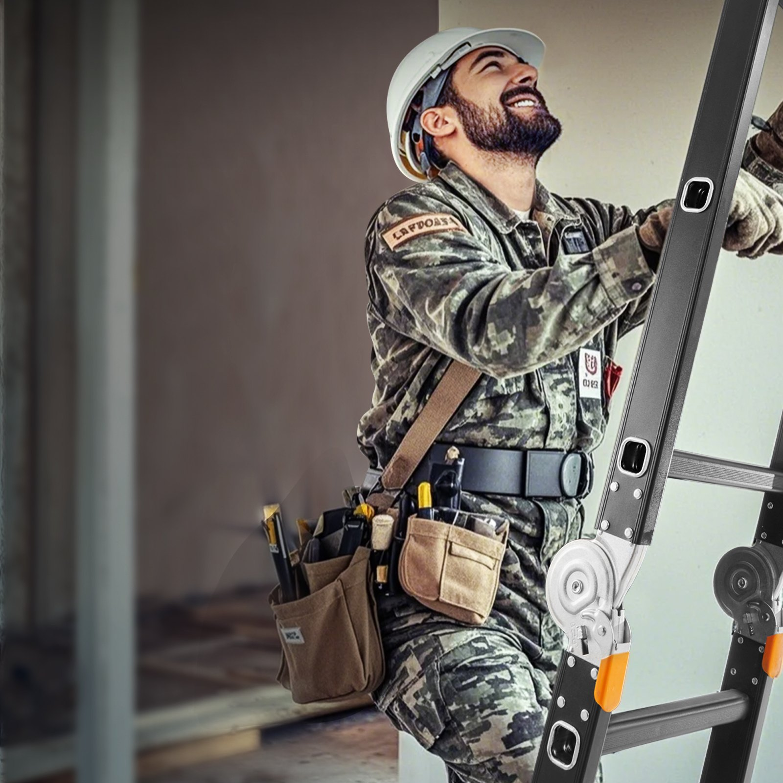 Escalera plegable multiusos | VEVOR