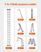 Escalera plegable multiusos