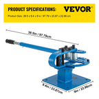 Dobladora manual YP-9 | VEVOR