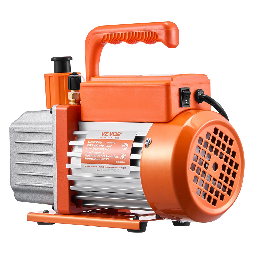 Bomba de vacío y manómetro para aire acondicionado | VEVOR