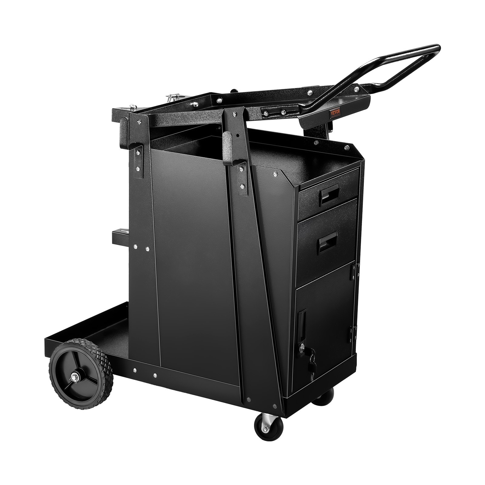 Carro de soldadura, carro de soldadura de 2 cajones | VEVOR