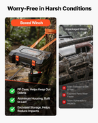 Cabrestante portátil, 12 V | VEVOR