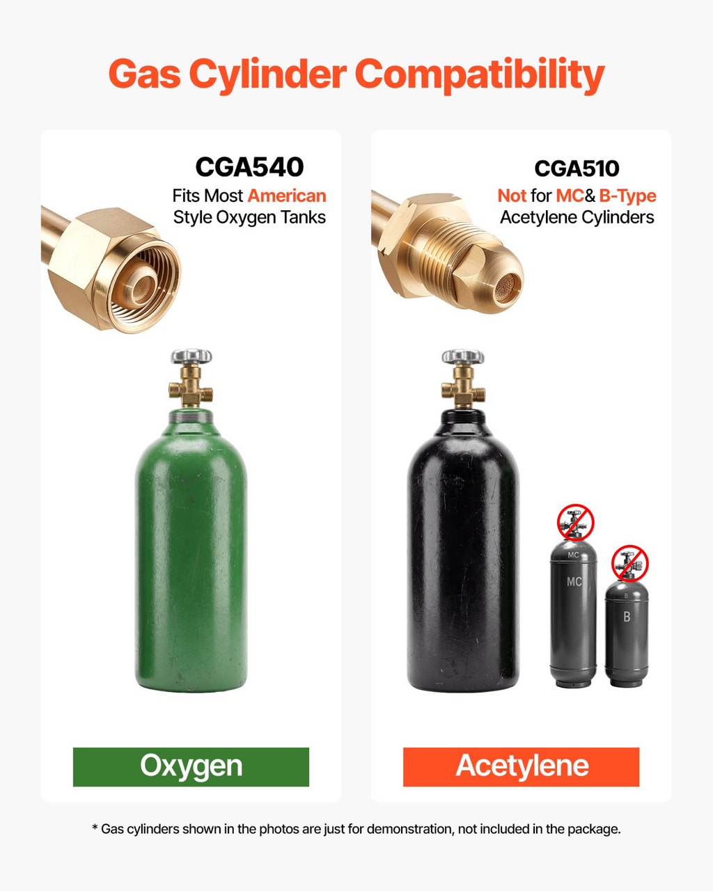 Kit de soplete de oxiacetileno con válvulas antirretorno YQYGGJTJHJ | VEVOR
