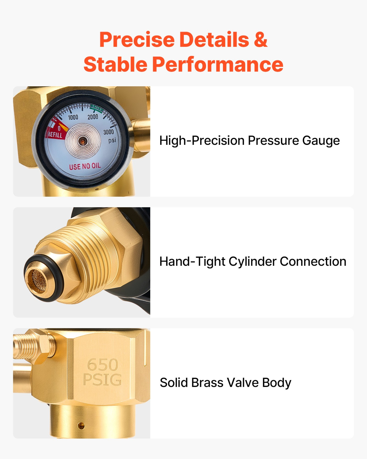 Regulador de purga de nitrógeno | VEVOR