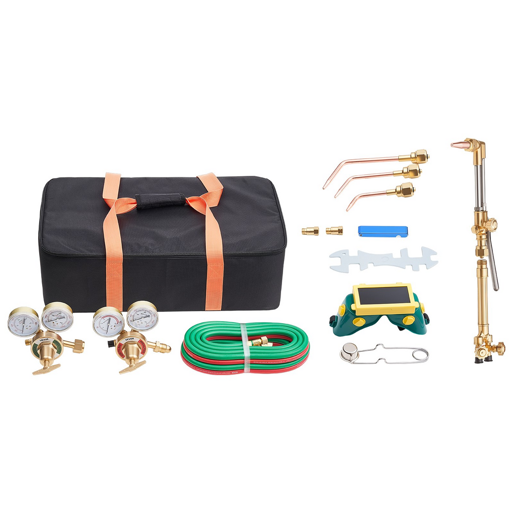 Kit de soplete de oxiacetileno con válvulas antirretorno YQYGGJTJHJ | VEVOR