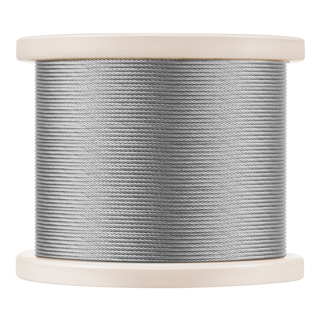 Cable de acero inoxidable de 1/8" y 1000 pies | VEVOR