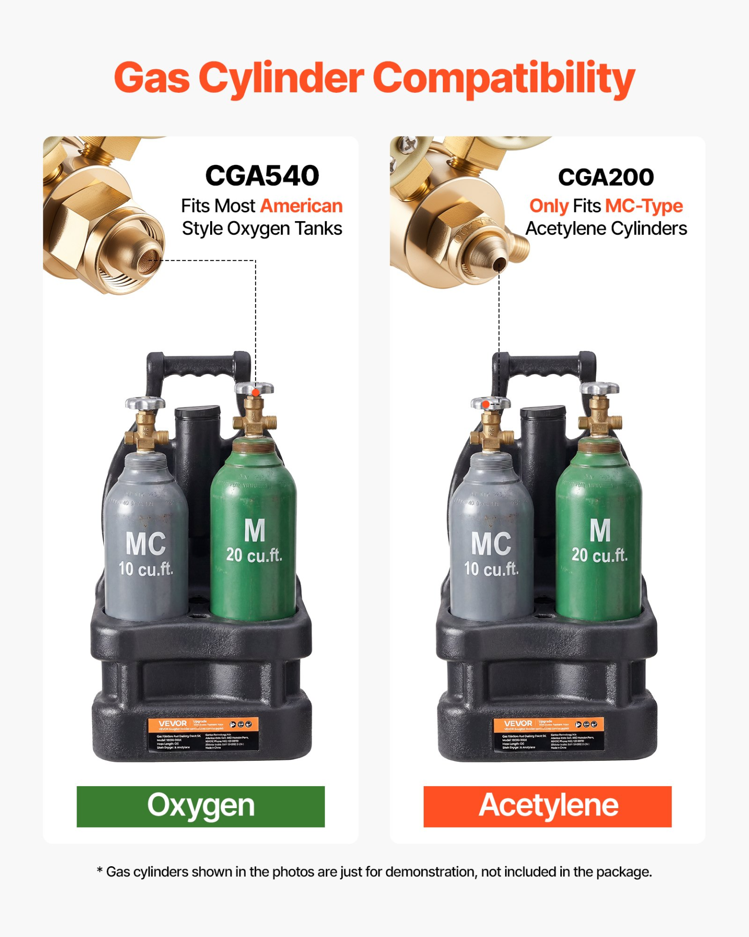 Kit de soplete de oxiacetileno con válvulas antirretorno YQYGGJTJHJ | VEVOR
