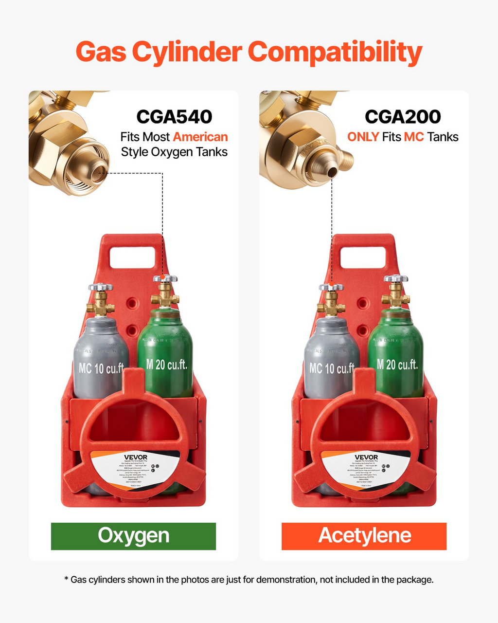 Kit de soplete de oxiacetileno con válvulas antirretorno YQYGGJTJHJ | VEVOR