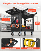Carro utilitario, capacidad de 250 kg DXFSSYTCDX | VEVOR