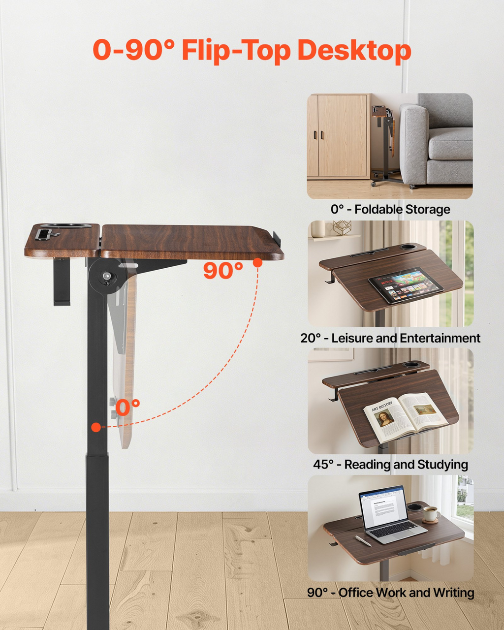 Miniatura del producto Escritorio de pie, 52,4 cm | VEVOR