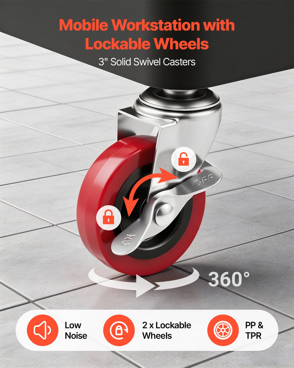 Carro utilitario, capacidad de 136 kg (300 lbs) SXFSSYTCBK | VEVOR