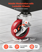 Carro utilitario, capacidad de 136 kg (300 lbs) SXFSSYTCBK | VEVOR