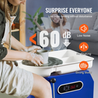 Torno de alfarería, 450 W, 28 cm (11 pulgadas) | VEVOR