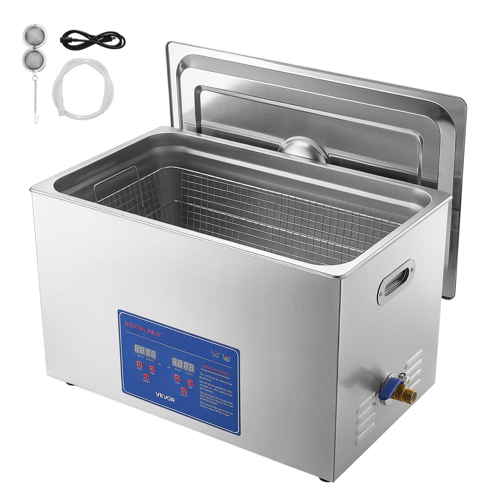 Limpiador ultrasónico de 30 litros | VEVOR