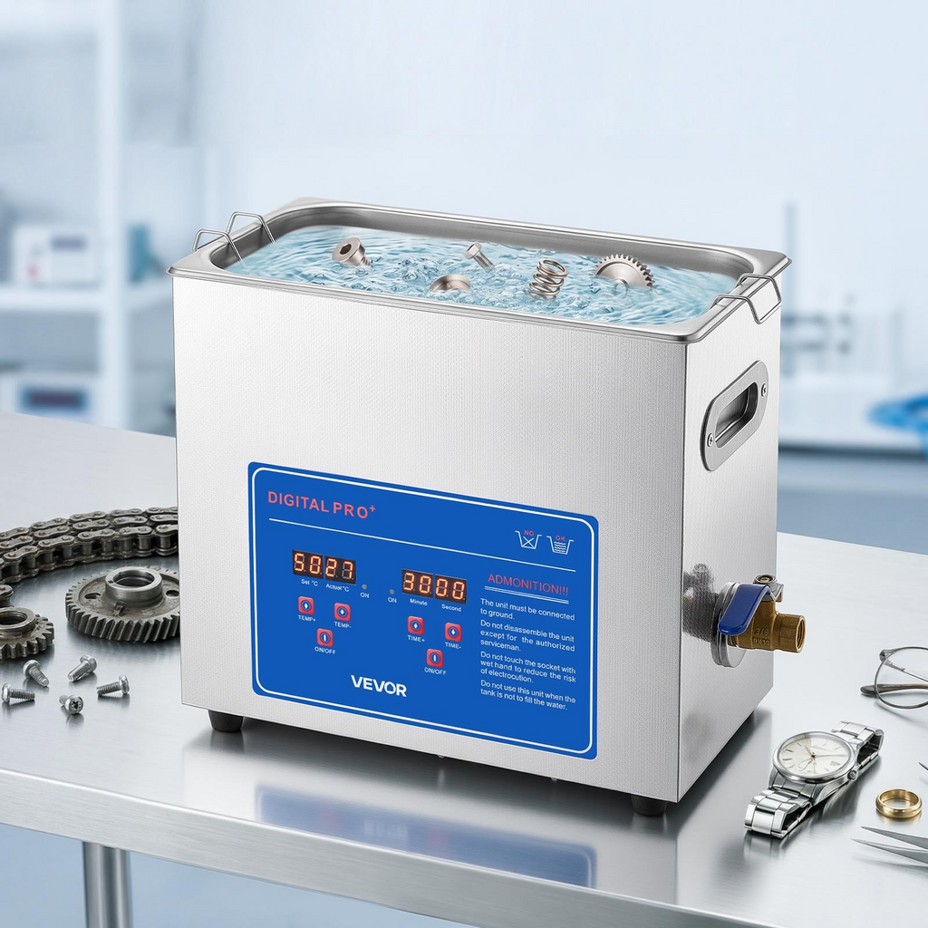 Limpiador ultrasónico con capacidad de 6 litros | VEVOR
