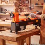 Torno para madera de 1/2 HP, 10" x 18" | VEVOR