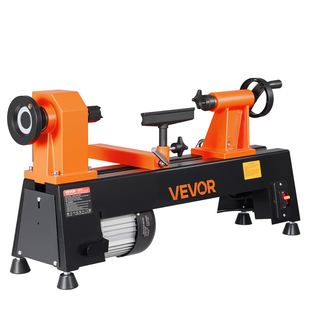 Torno para madera de 1/2 HP, 10" x 18" | VEVOR
