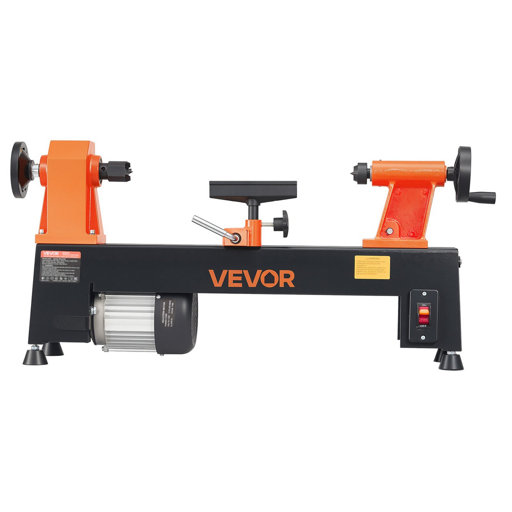 Torno para madera de 1/2 HP, 10" x 18" | VEVOR