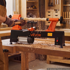 Torno para madera de 3/4 HP, 12" x 18" | VEVOR