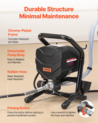 Pulverizador de pintura sin aire Stand