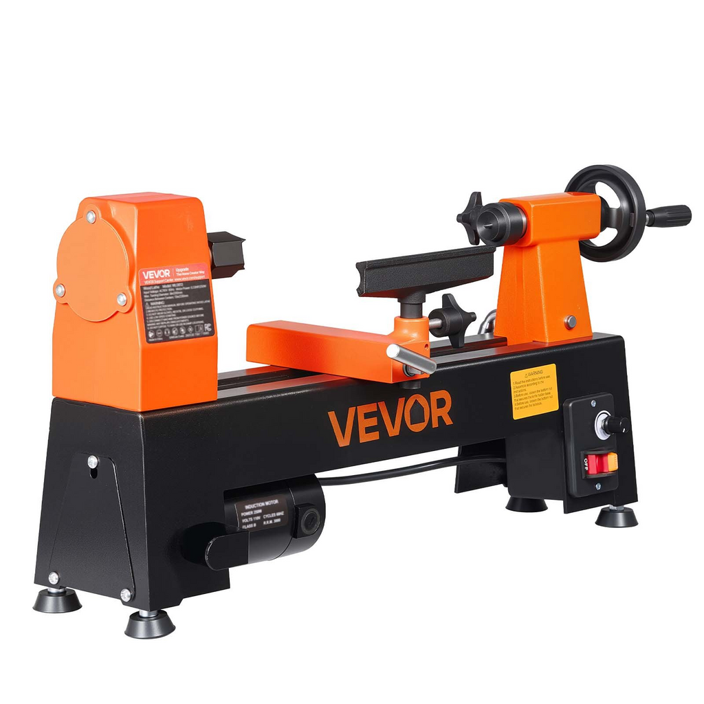 Torno para madera de 1/3 HP, 8" x 13" | VEVOR