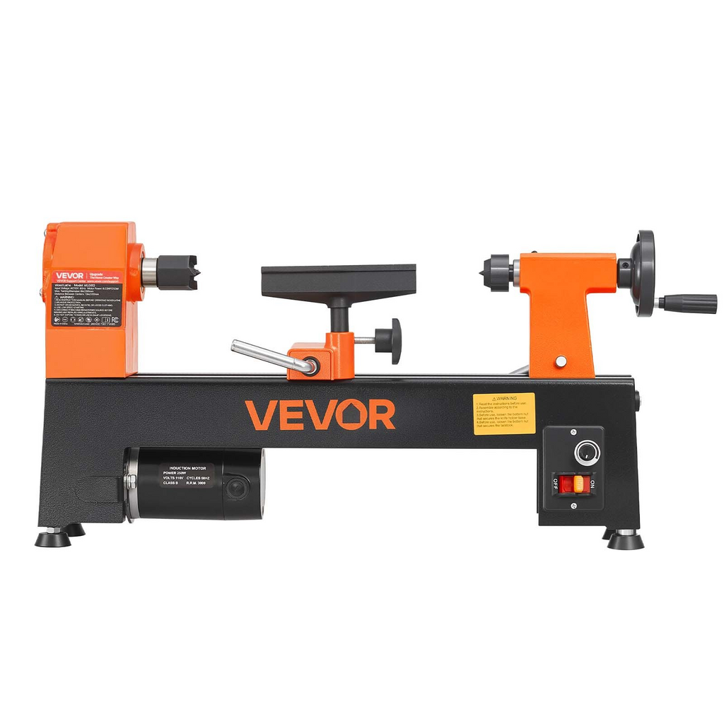 Torno para madera de 1/3 HP, 8" x 13" | VEVOR