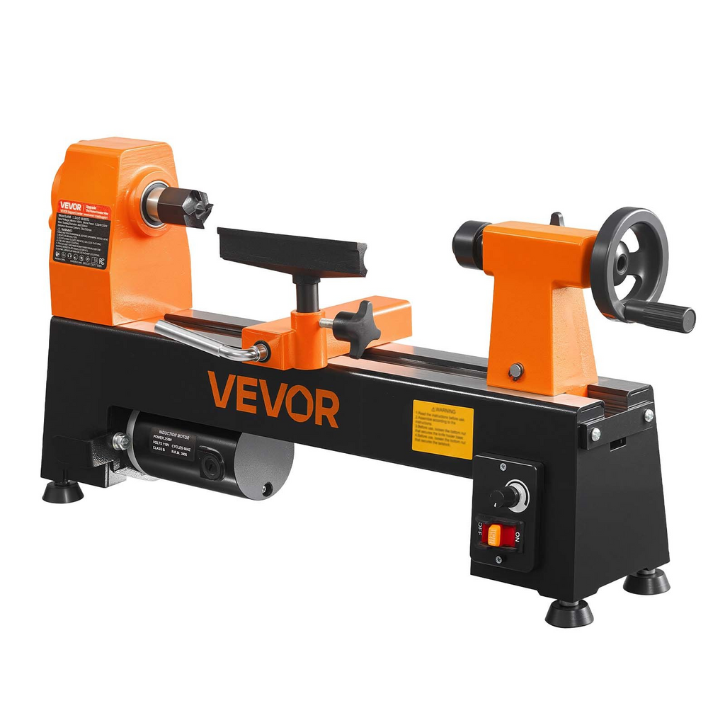 Torno para madera de 1/3 HP, 8" x 13" | VEVOR