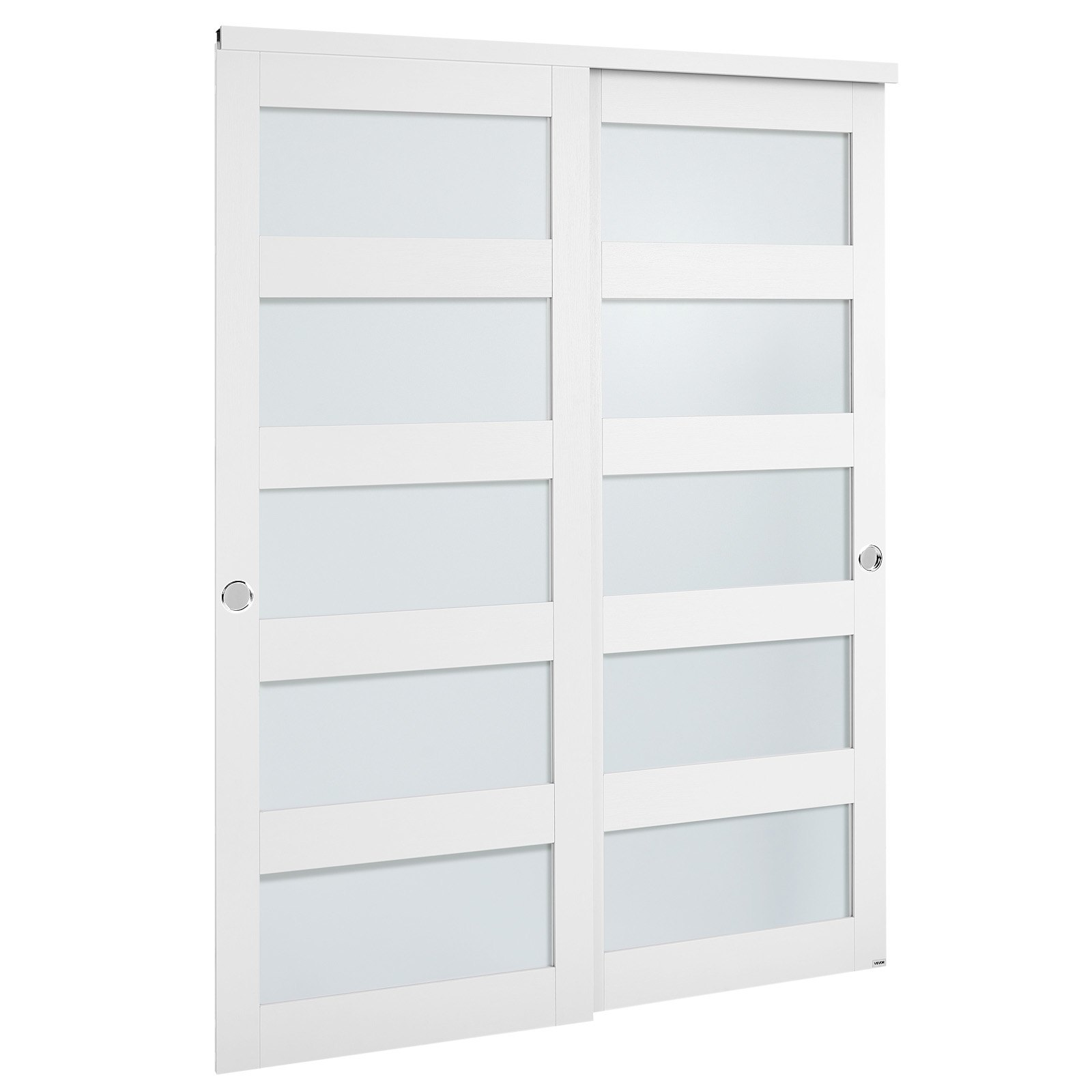 Puerta corrediza para armario, 60" (doble 31") x 80" | VEVOR