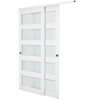 Puerta corrediza para armario, 60" (doble 31") x 80" | VEVOR