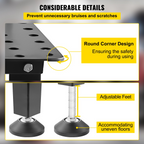 Mesa de soldadura de 36" x 24", capacidad de 800 libras | VEVOR