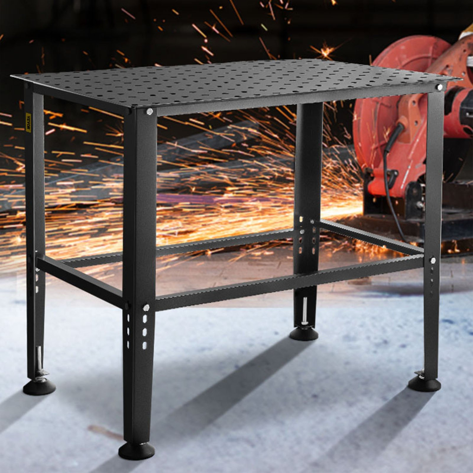 Mesa de soldadura de 36" x 24", capacidad de 800 libras | VEVOR