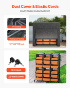 Estante plegable para sillas, capacidad de 363 kg (800 lb) | VEVOR