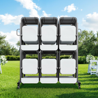 Estante plegable para sillas, capacidad de 363 kg (800 lb) | VEVOR