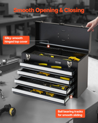 Caja de herramientas metálica, 52 cm | VEVOR