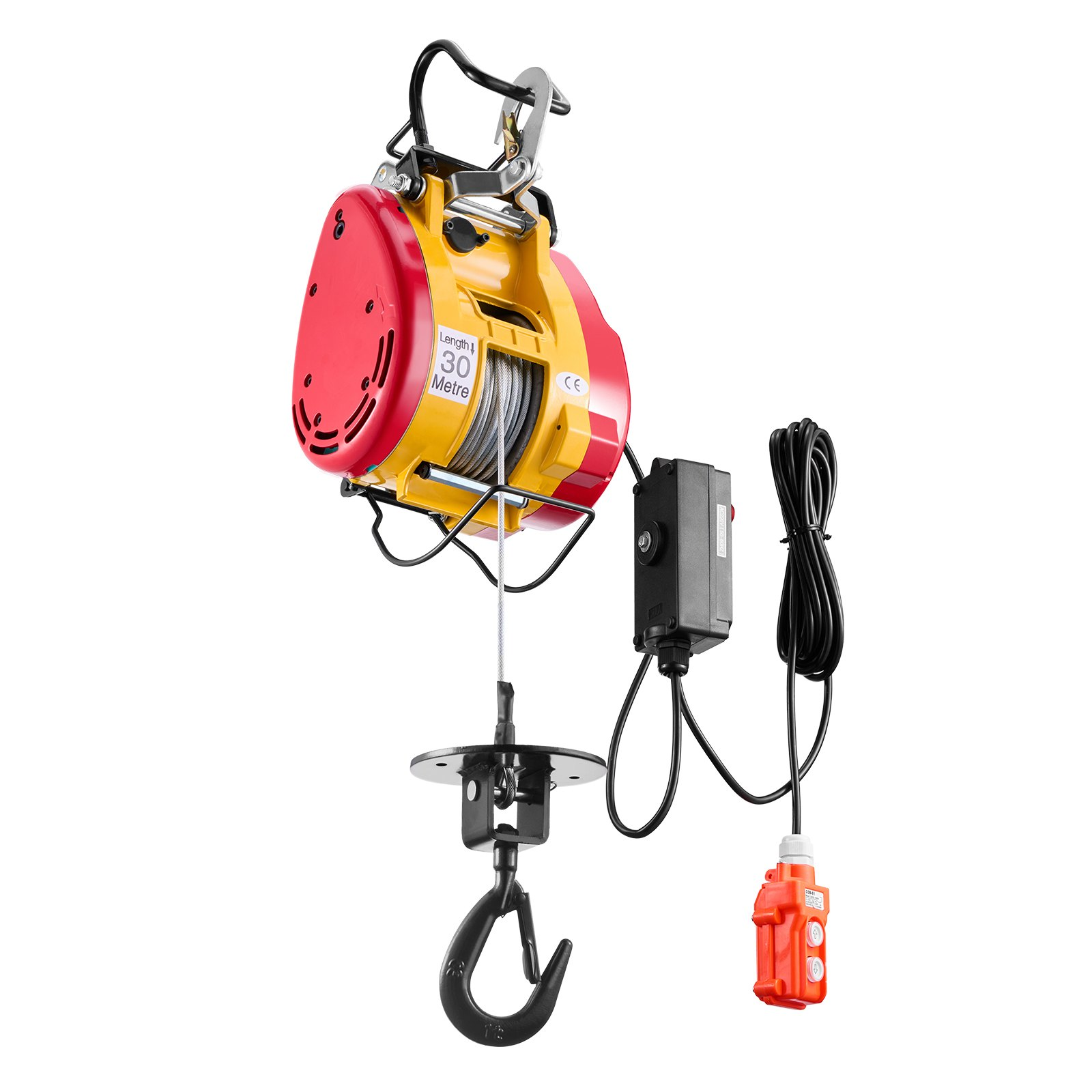 Cabrestante eléctrico 2 en 1, capacidad de 1100 lb | VEVOR