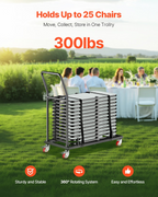 Estante plegable para sillas, capacidad de 136 kg (300 lb) | VEVOR