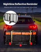 Portacargas de 60" x 20" x 6", capacidad de 500 lbs
