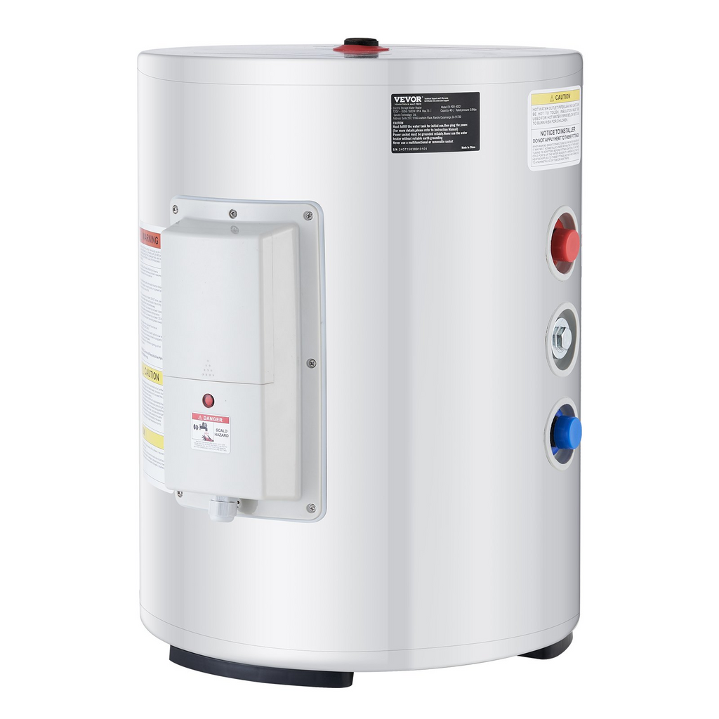 Calentador de agua eléctrico, tanque de 10 galones | VEVOR