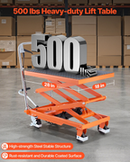 Mesa elevadora hidráulica, capacidad de 227 kg | VEVOR
