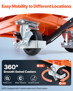 Mesa elevadora hidráulica, capacidad de 227 kg | VEVOR