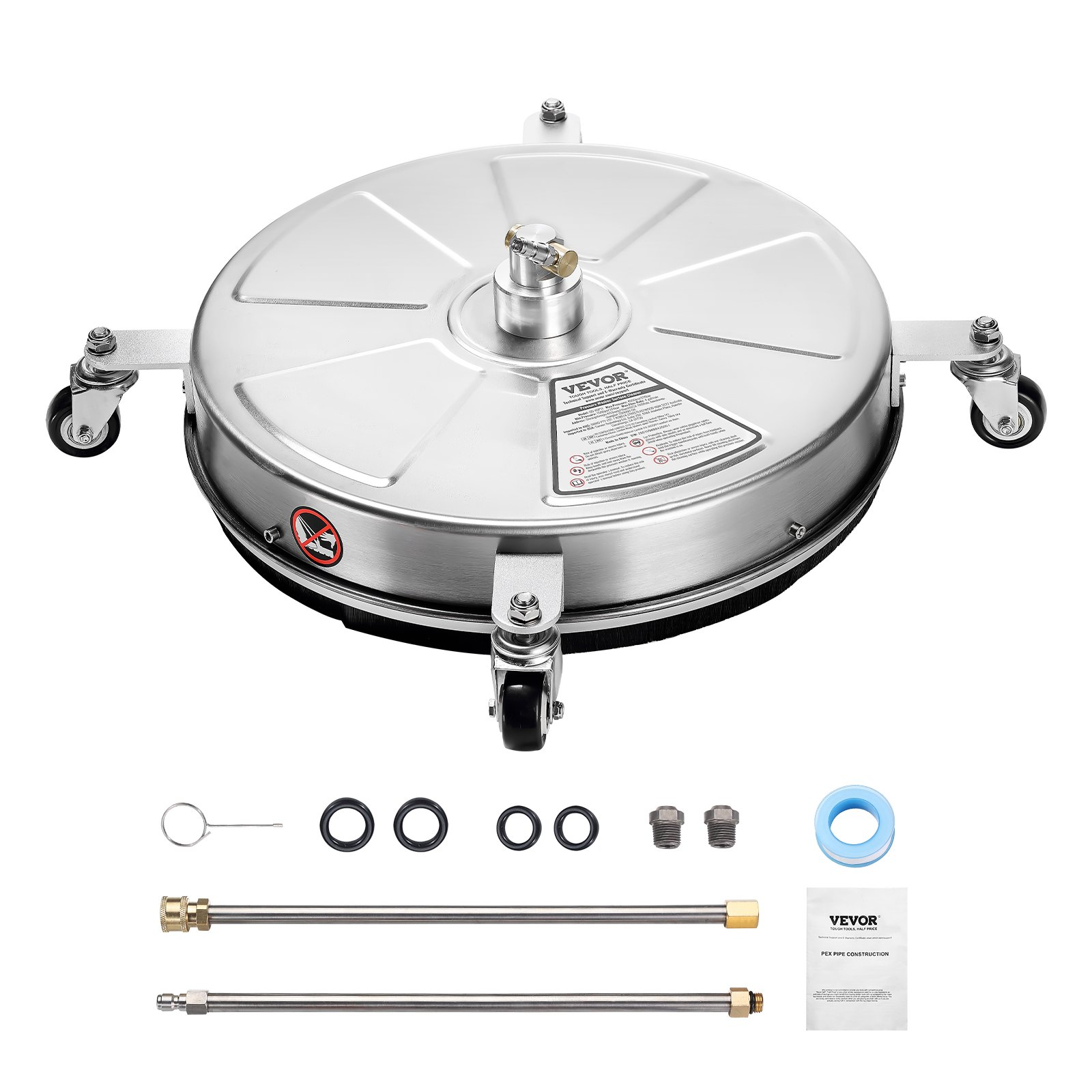 Limpiador de superficies para hidrolavadora de 45 cm (18") | VEVOR