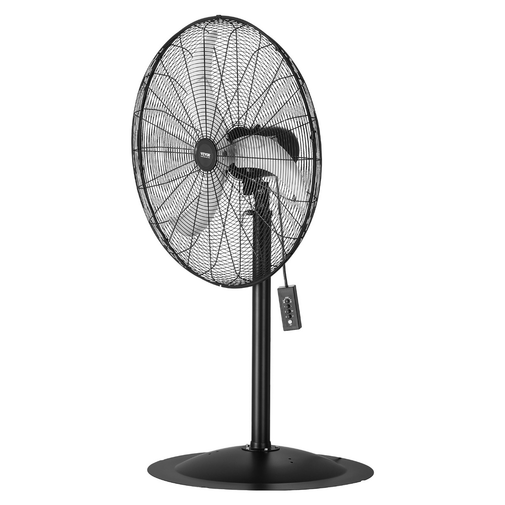 Ventilador de pedestal industrial, 76 cm (30 pulgadas) | VEVOR