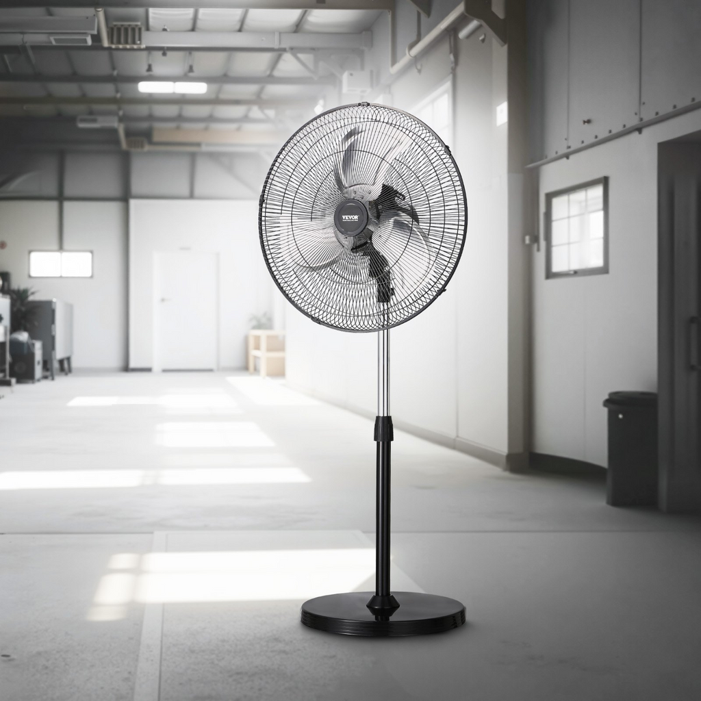 Ventilador de pedestal industrial, 20 pulgadas | VEVOR