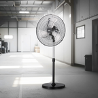 Ventilador de pedestal industrial, 20 pulgadas | VEVOR